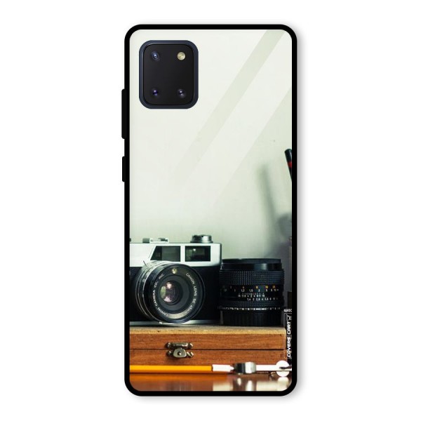 Photographer Desk Glass Back Case for Galaxy Note 10 Lite