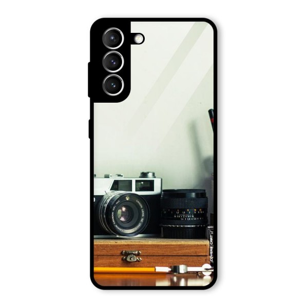 Photographer Desk Glass Back Case for Galaxy S21 5G