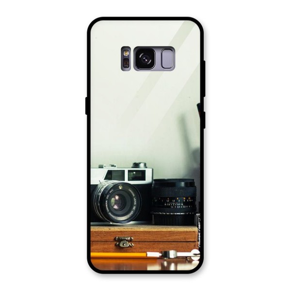 Photographer Desk Glass Back Case for Galaxy S8