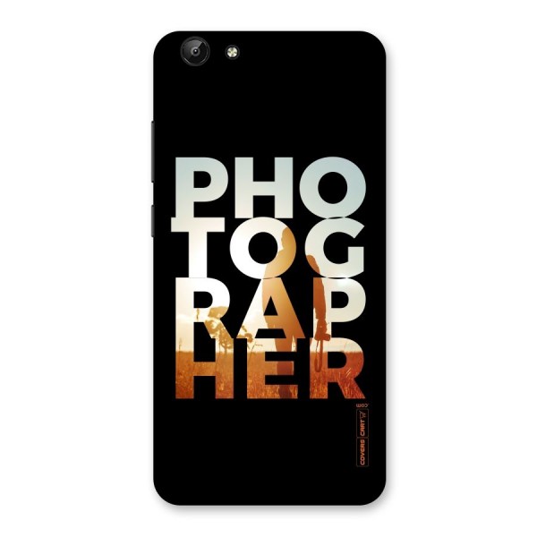 Photographer Typography Back Case for Vivo Y69