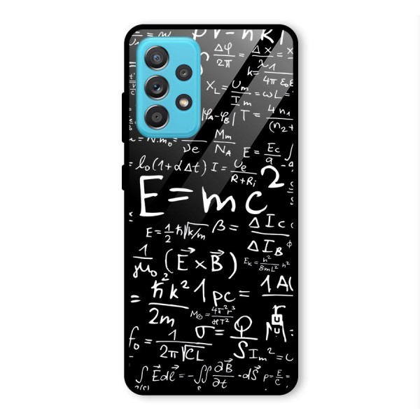 Physics Equation Glass Back Case for Galaxy A52