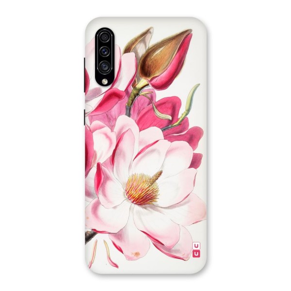 Pink Beautiful Flower Back Case for Galaxy A30s