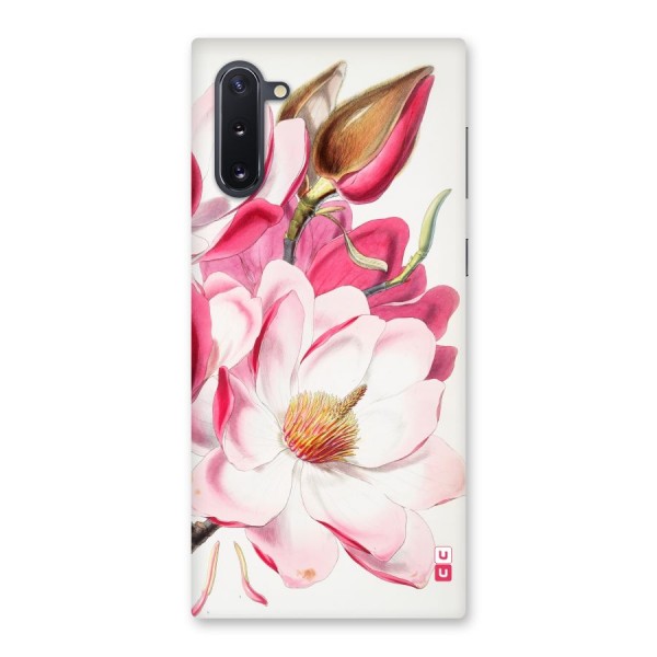Pink Beautiful Flower Back Case for Galaxy Note 10