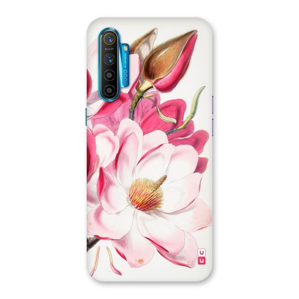 Pink Beautiful Flower Back Case for Realme XT