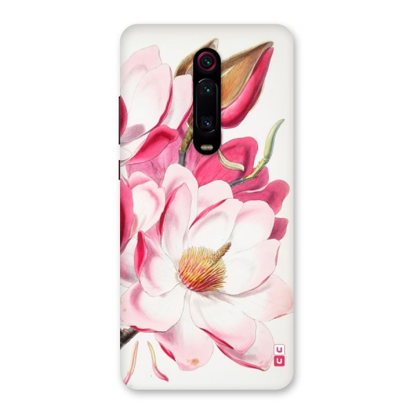 Pink Beautiful Flower Back Case for Redmi K20 Pro