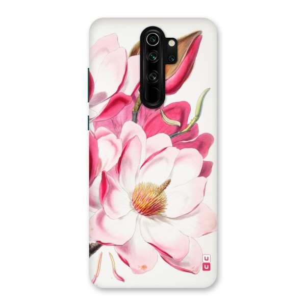 Pink Beautiful Flower Back Case for Redmi Note 8 Pro