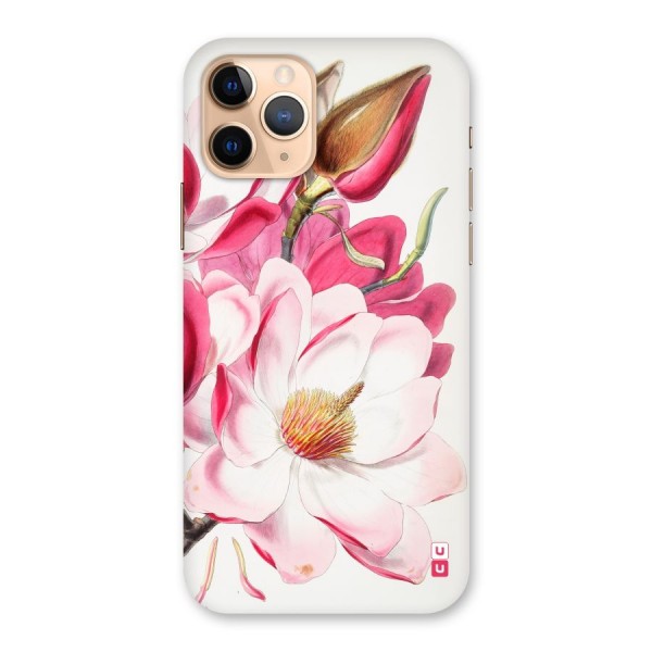 Pink Beautiful Flower Back Case for iPhone 11 Pro