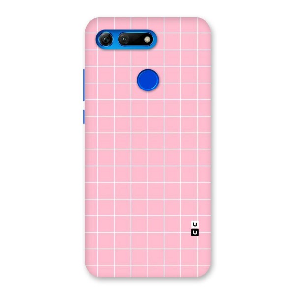 Pink Checks Back Case for Honor View 20