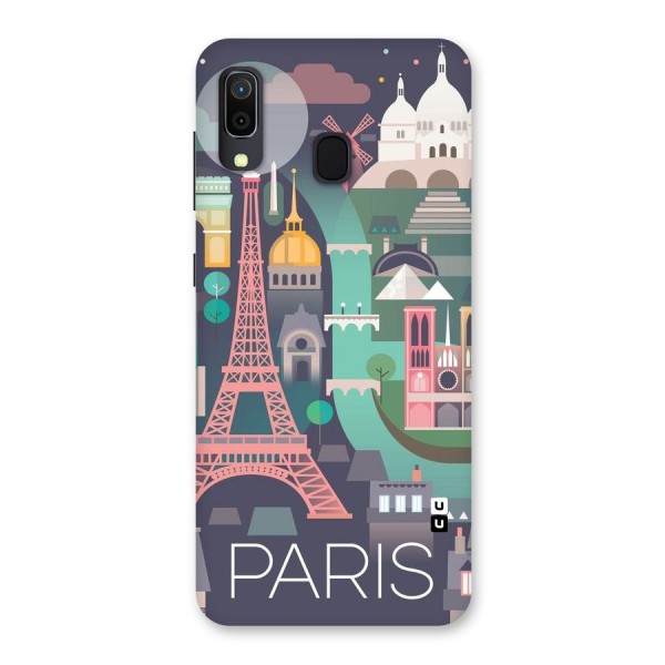 Pink Cute Tower Back Case for Galaxy A30