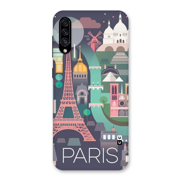 Pink Cute Tower Back Case for Galaxy A30s