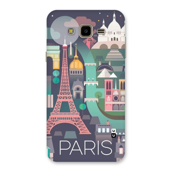 Pink Cute Tower Back Case for Galaxy J7 Nxt