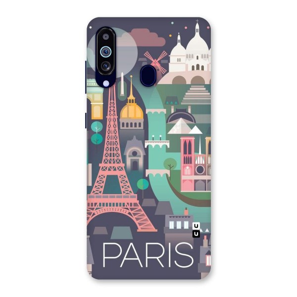 Pink Cute Tower Back Case for Galaxy M40