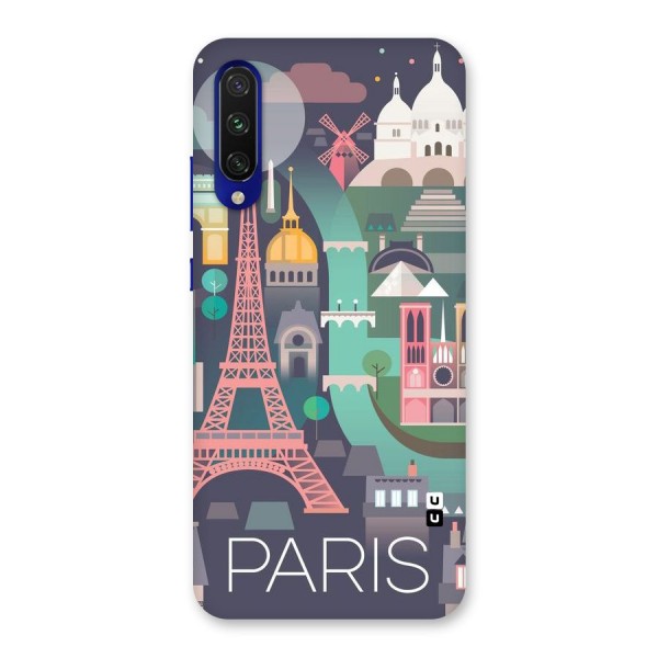 Pink Cute Tower Back Case for Mi A3