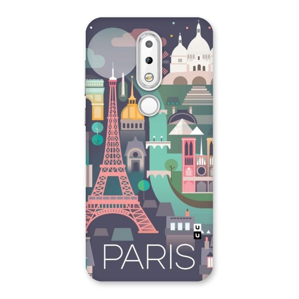Pink Cute Tower Back Case for Nokia 6.1 Plus