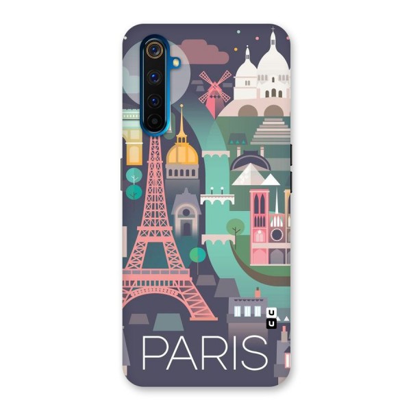 Pink Cute Tower Back Case for Realme 6 Pro