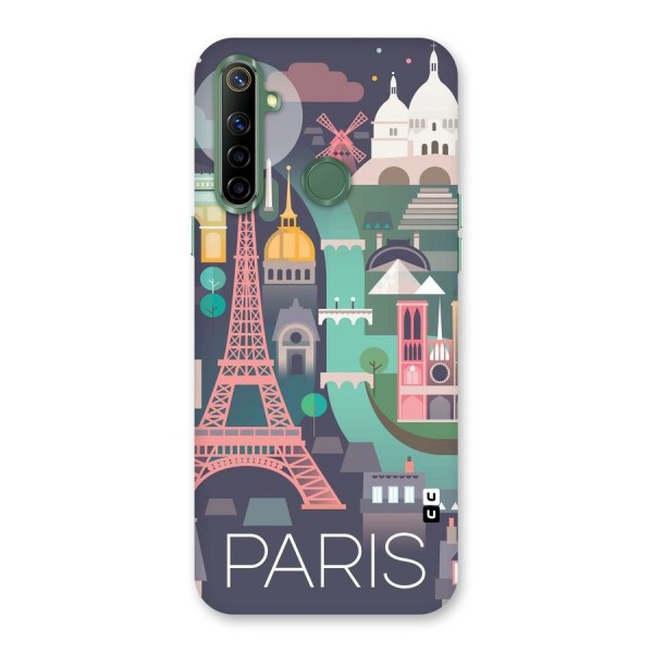 Pink Cute Tower Back Case for Realme Narzo 10