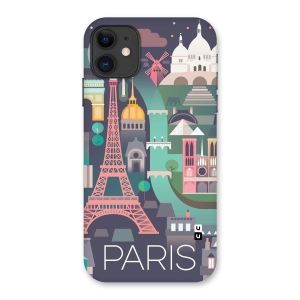 Pink Cute Tower Back Case for iPhone 11