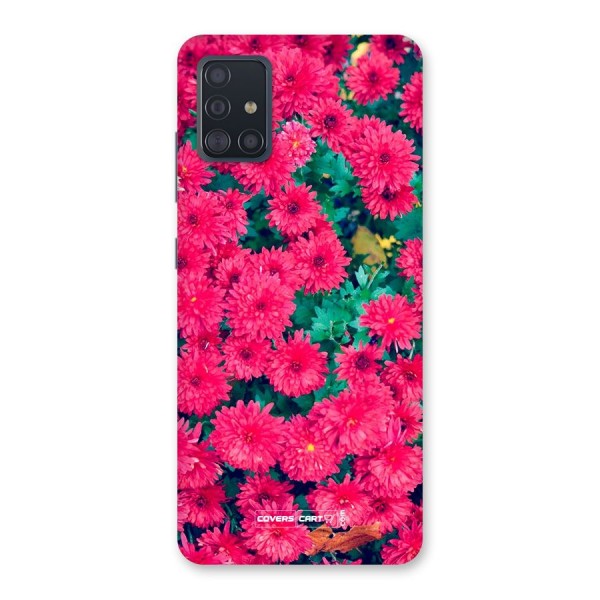 Pink Flowers Back Case for Galaxy A51