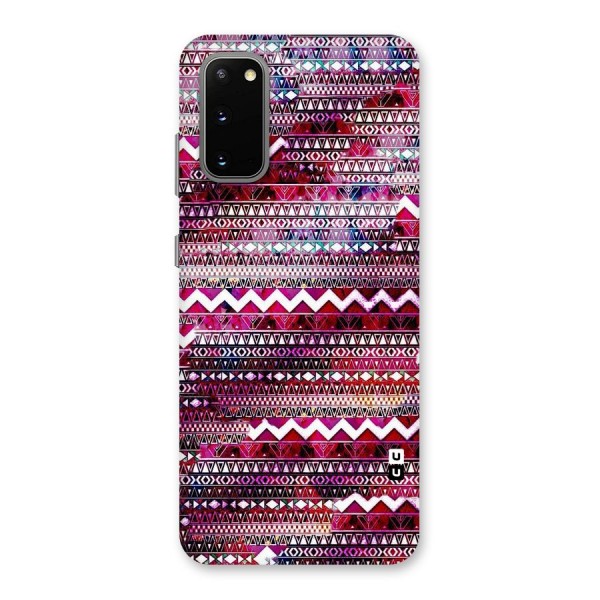 Pink Indie Pattern Back Case for Galaxy S20