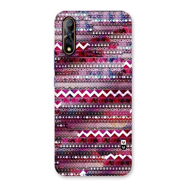 Pink Indie Pattern Back Case for Vivo S1