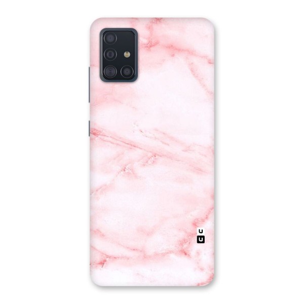 Pink Marble Print Back Case for Galaxy A51