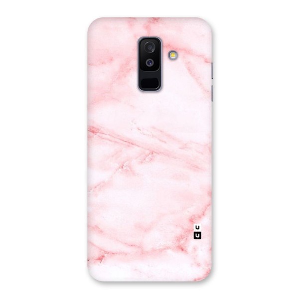 Pink Marble Print Back Case for Galaxy A6 Plus