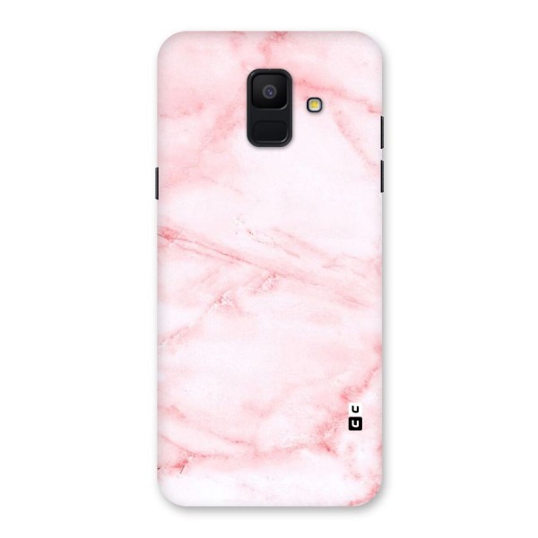 Pink Marble Print Back Case for Galaxy A6 (2018)
