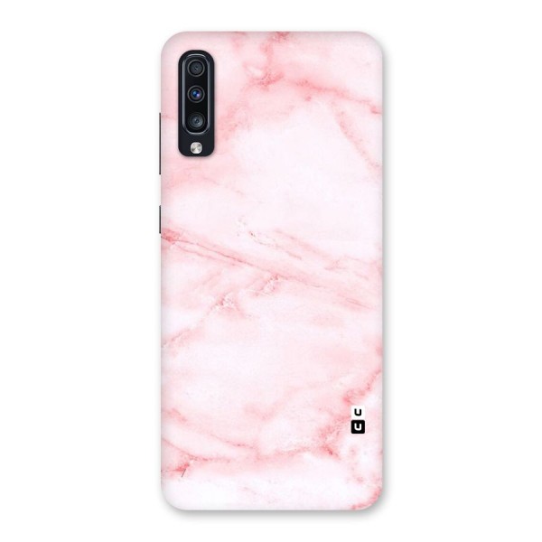Pink Marble Print Back Case for Galaxy A70