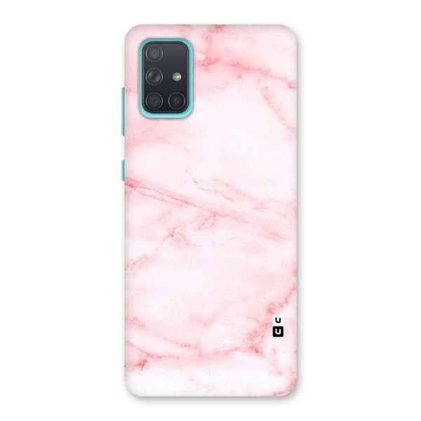Pink Marble Print Back Case for Galaxy A71