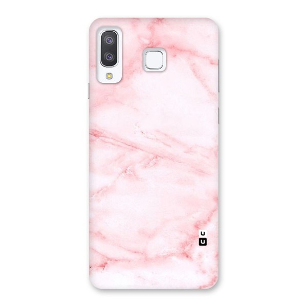 Pink Marble Print Back Case for Galaxy A8 Star