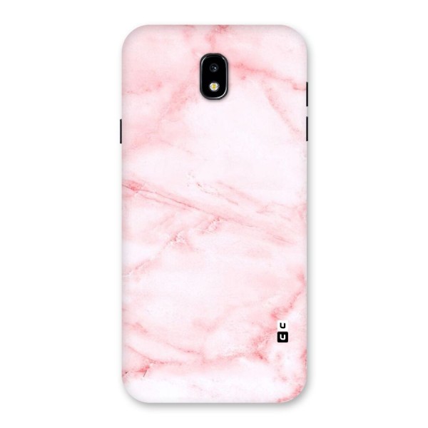 Pink Marble Print Back Case for Galaxy J7 Pro