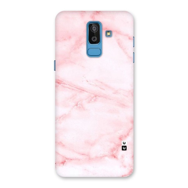 Pink Marble Print Back Case for Galaxy J8