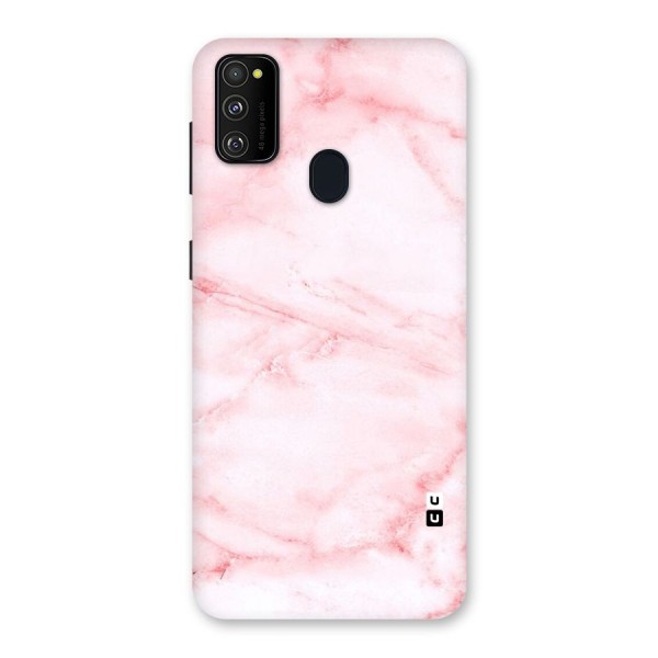 Pink Marble Print Back Case for Galaxy M30s