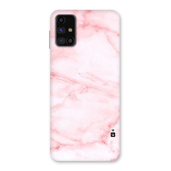 Pink Marble Print Back Case for Galaxy M31s