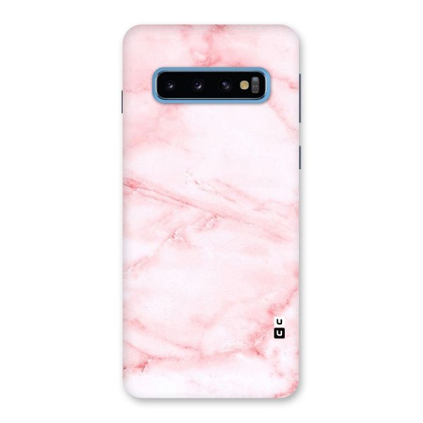 Pink Marble Print Back Case for Galaxy S10