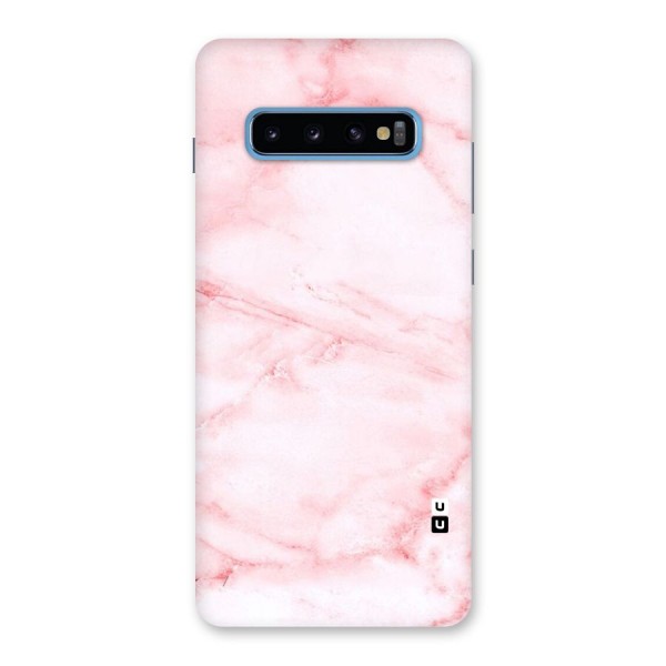 Pink Marble Print Back Case for Galaxy S10 Plus