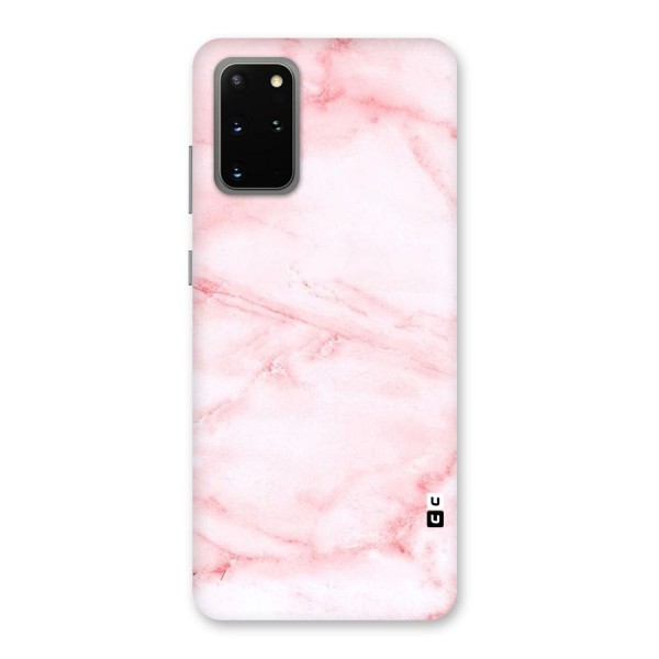 Pink Marble Print Back Case for Galaxy S20 Plus
