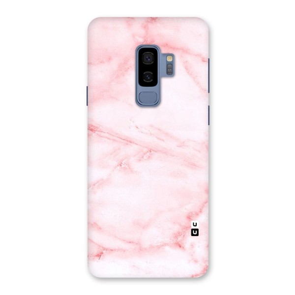 Pink Marble Print Back Case for Galaxy S9 Plus