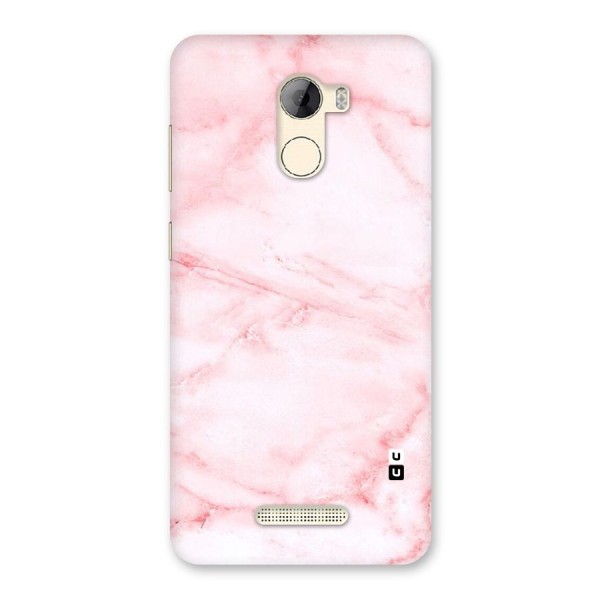 Pink Marble Print Back Case for Gionee A1 LIte