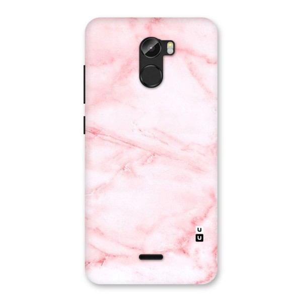 Pink Marble Print Back Case for Gionee X1