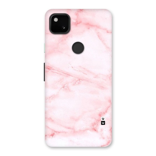 Pink Marble Print Back Case for Google Pixel 4a