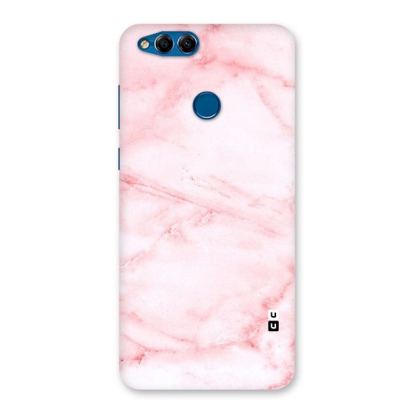 Pink Marble Print Back Case for Honor 7X