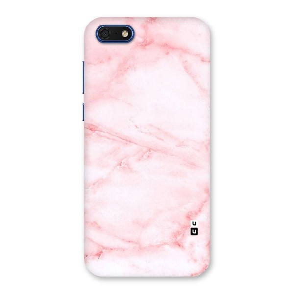 Pink Marble Print Back Case for Honor 7s