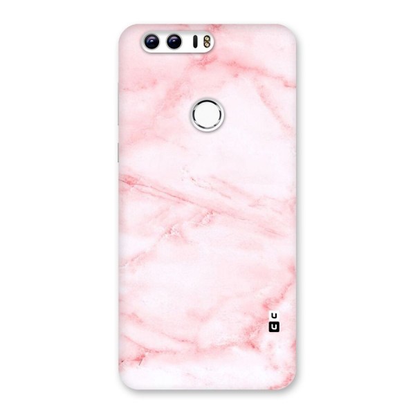 Pink Marble Print Back Case for Honor 8
