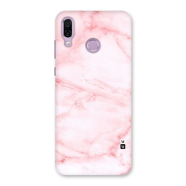 Pink Marble Print Back Case for Honor Play