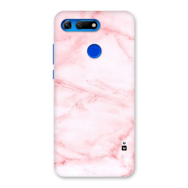 Pink Marble Print Back Case for Honor View 20