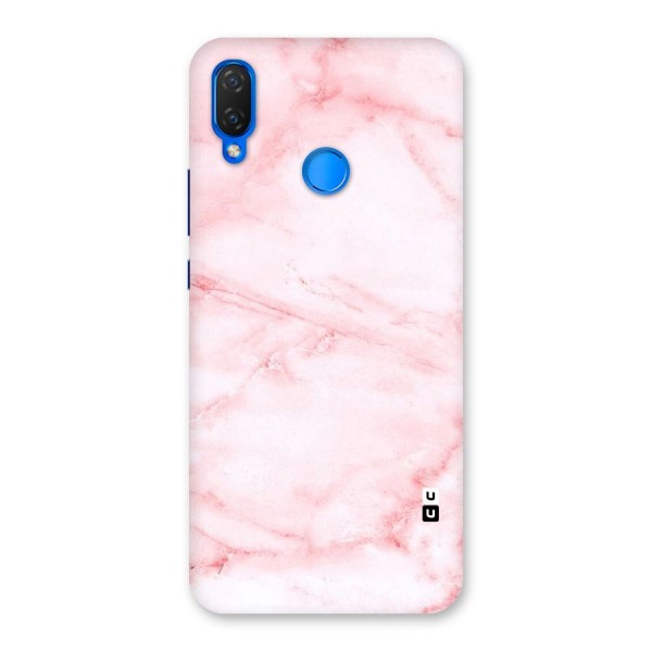 Pink Marble Print Back Case for Huawei P Smart+