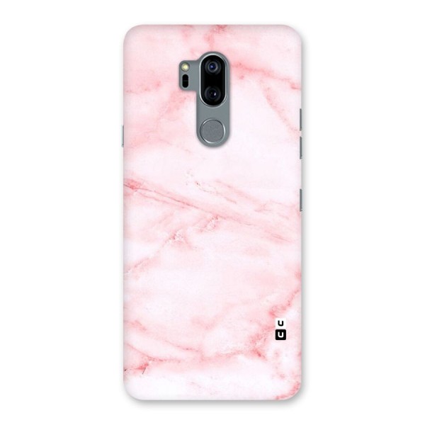 Pink Marble Print Back Case for LG G7