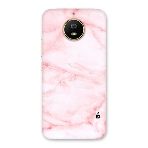 Pink Marble Print Back Case for Moto G5s