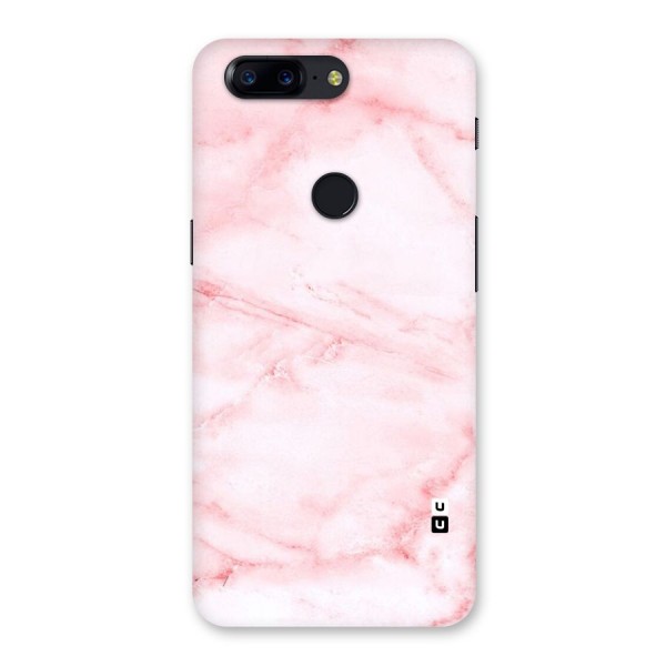 Pink Marble Print Back Case for OnePlus 5T